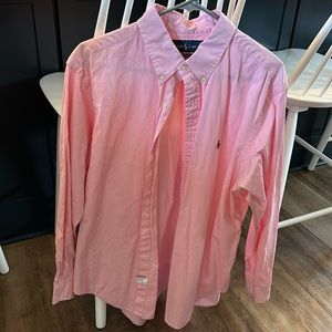 Ralph Lauren Slim Fit neck 17 34-35 coral